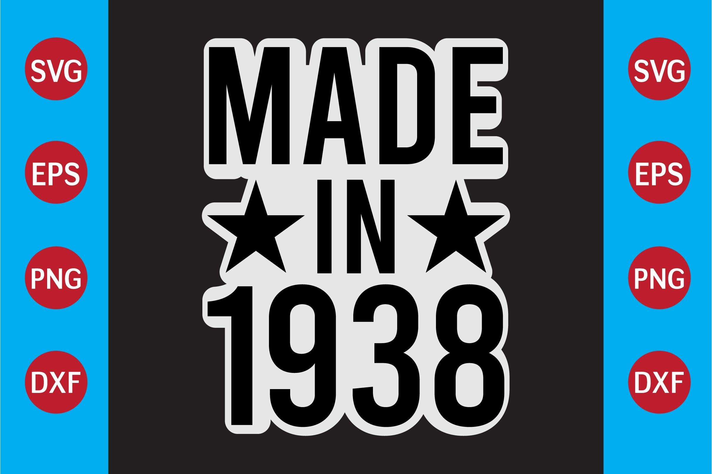 Made in 1938  T-shirt Design
