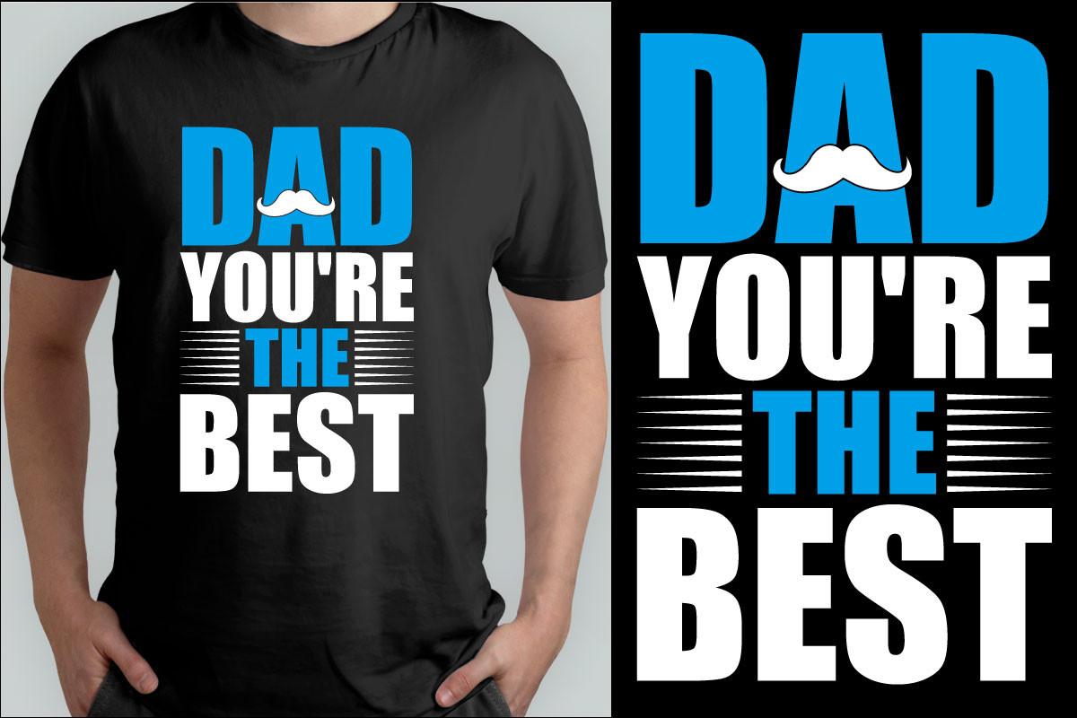 Dad Typography T-Shirt Design
