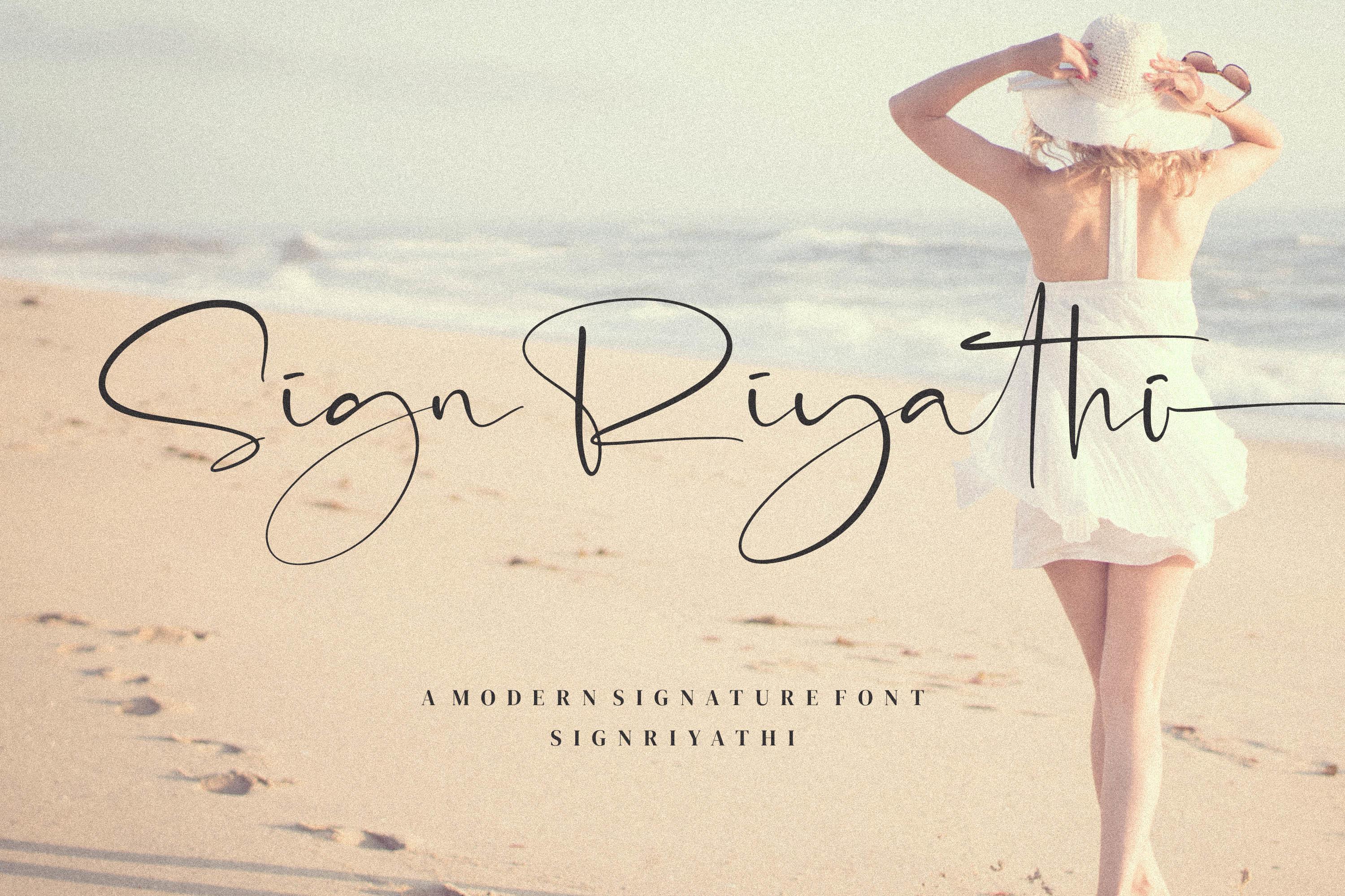 Sign Riyathi Font