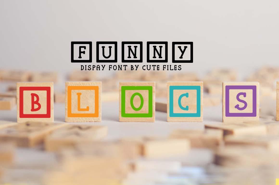 Funny Blocs Font