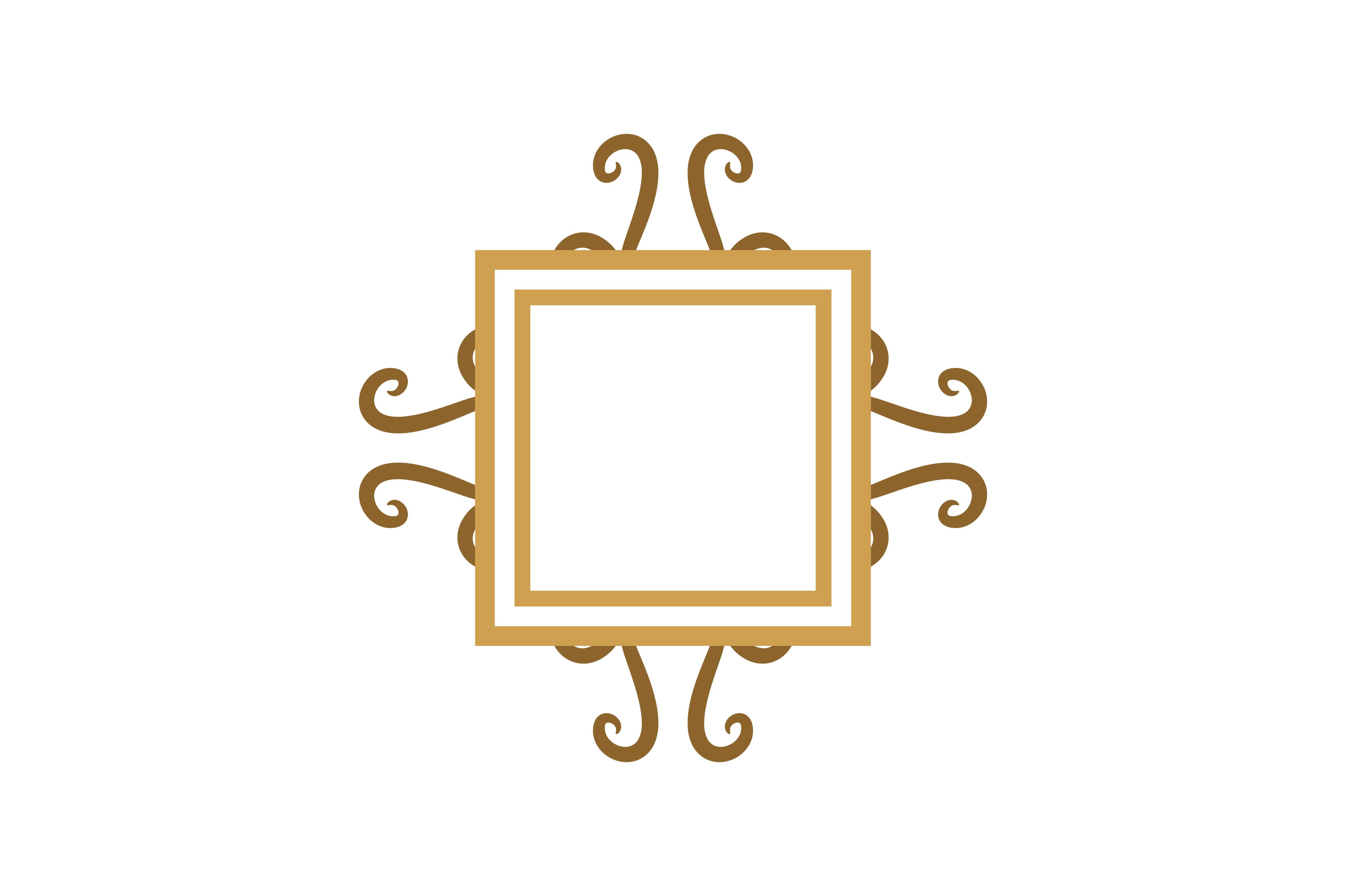Frame Floral Decorative