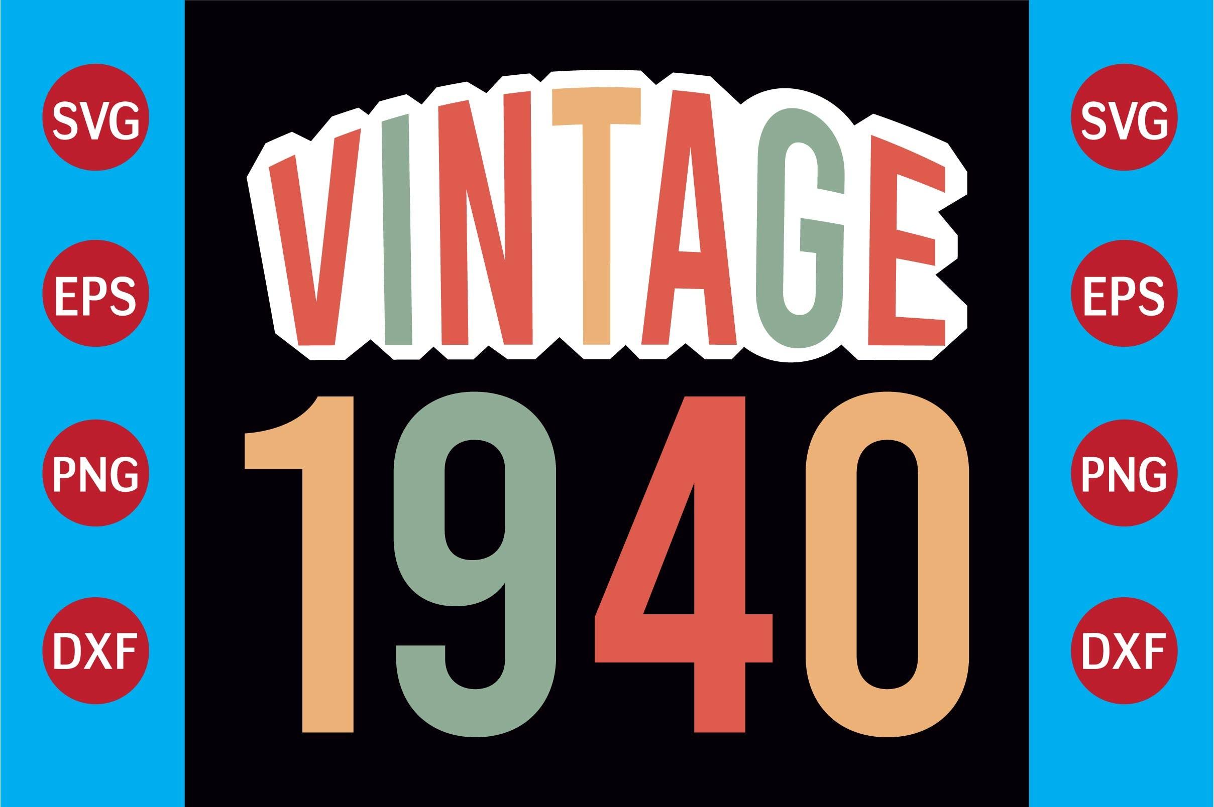 Vintage 1940  T-shirt Design