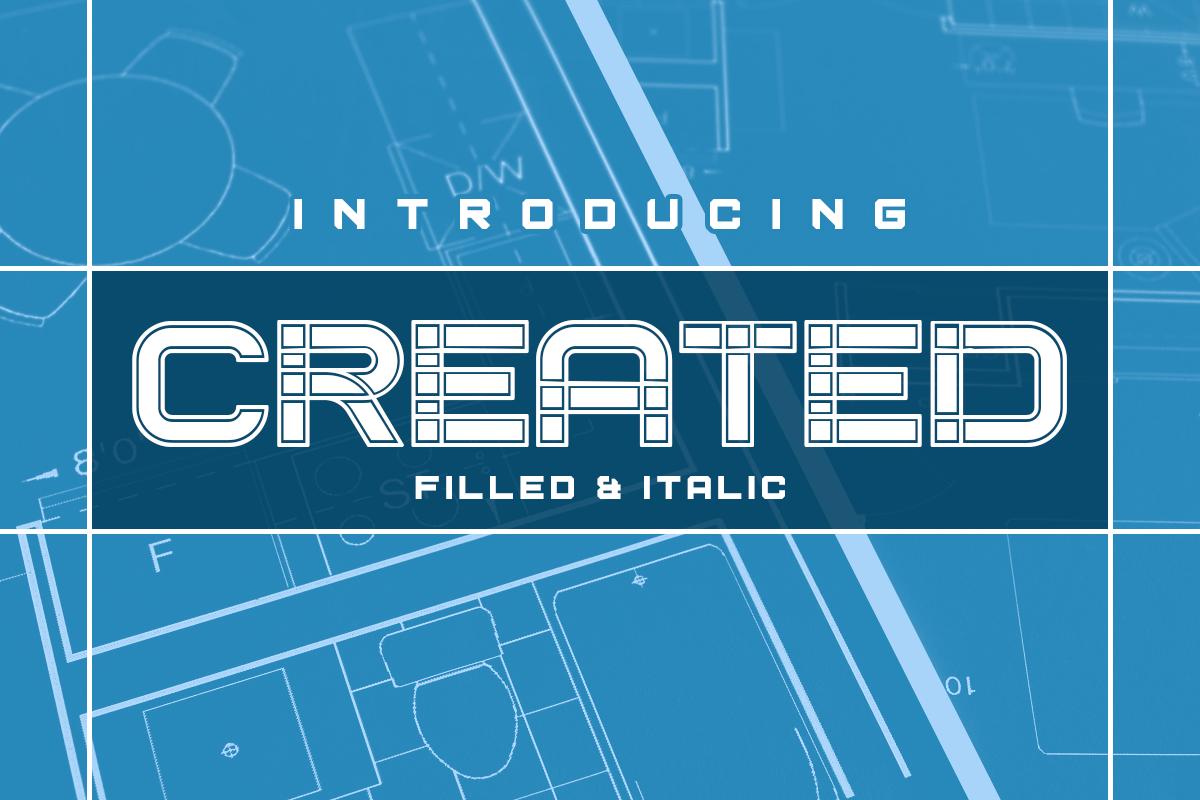 Created Font