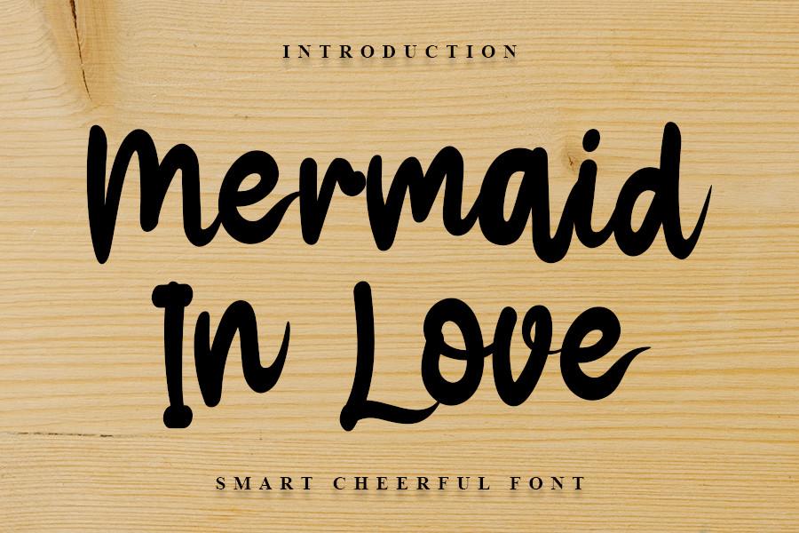 Mermaid in Love Font