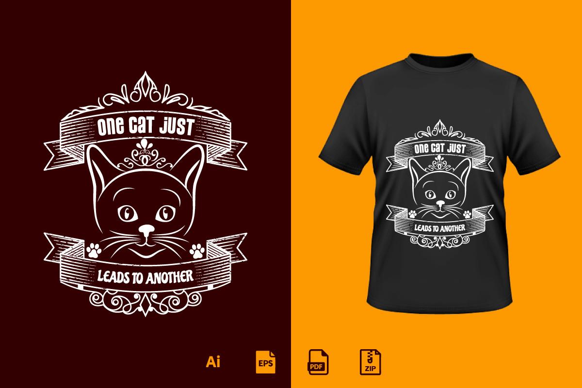 Cat Tshirt Design 16