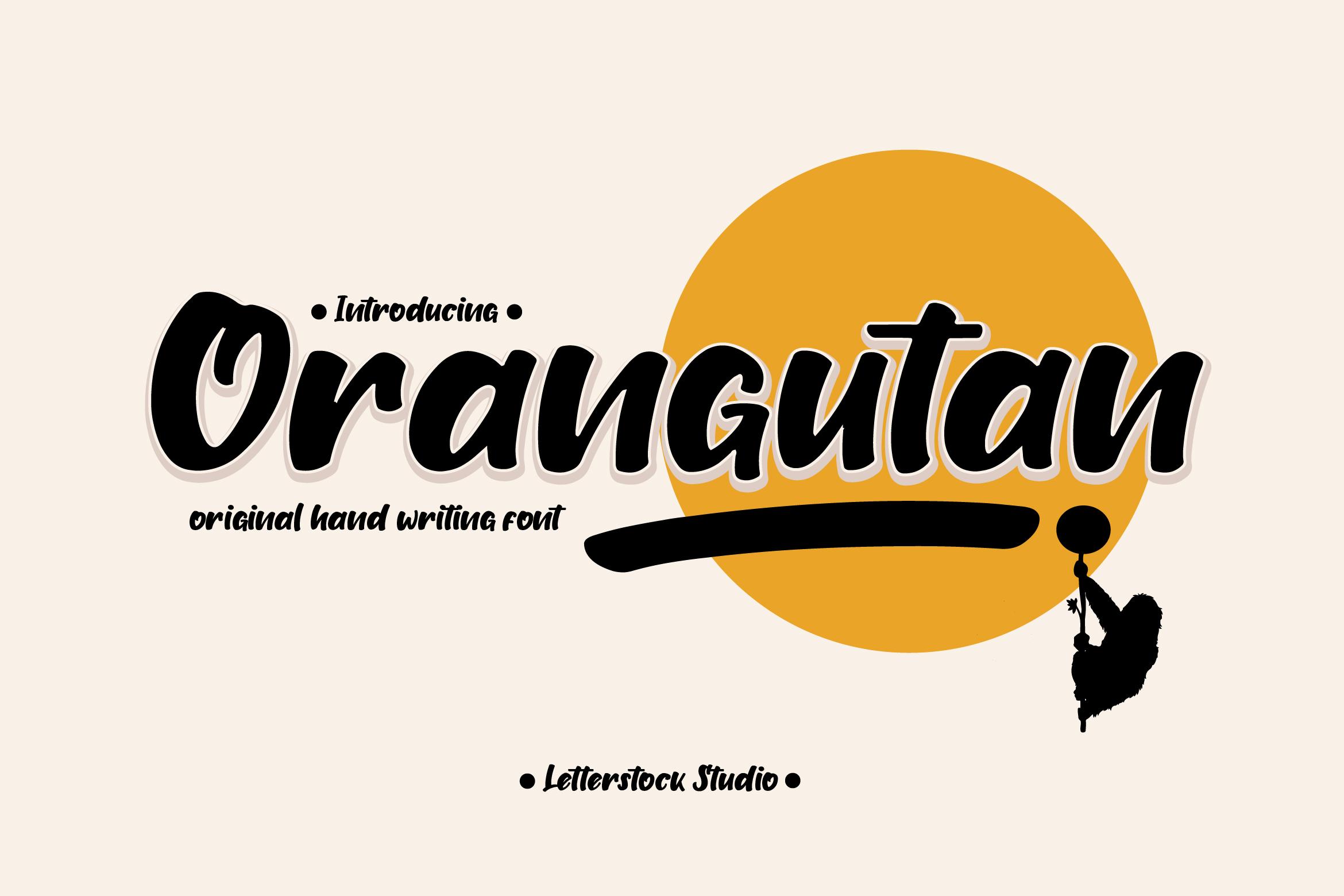 Orangutan Font