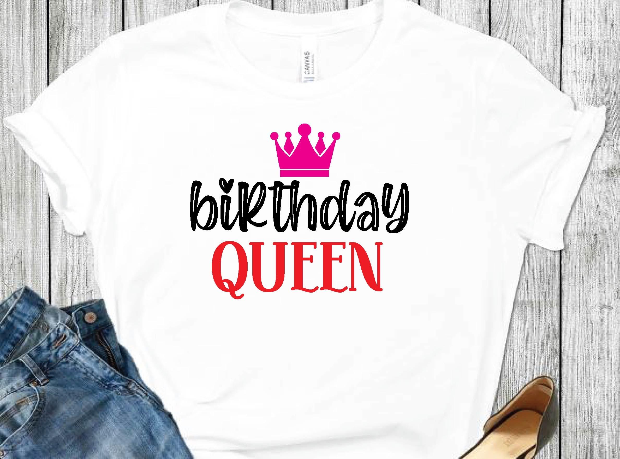 Birthday Queen Svg Design