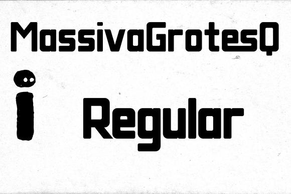 Massiva Grotesq Regular Font
