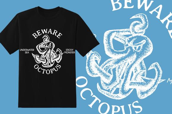 Octopus T-Shirt Design