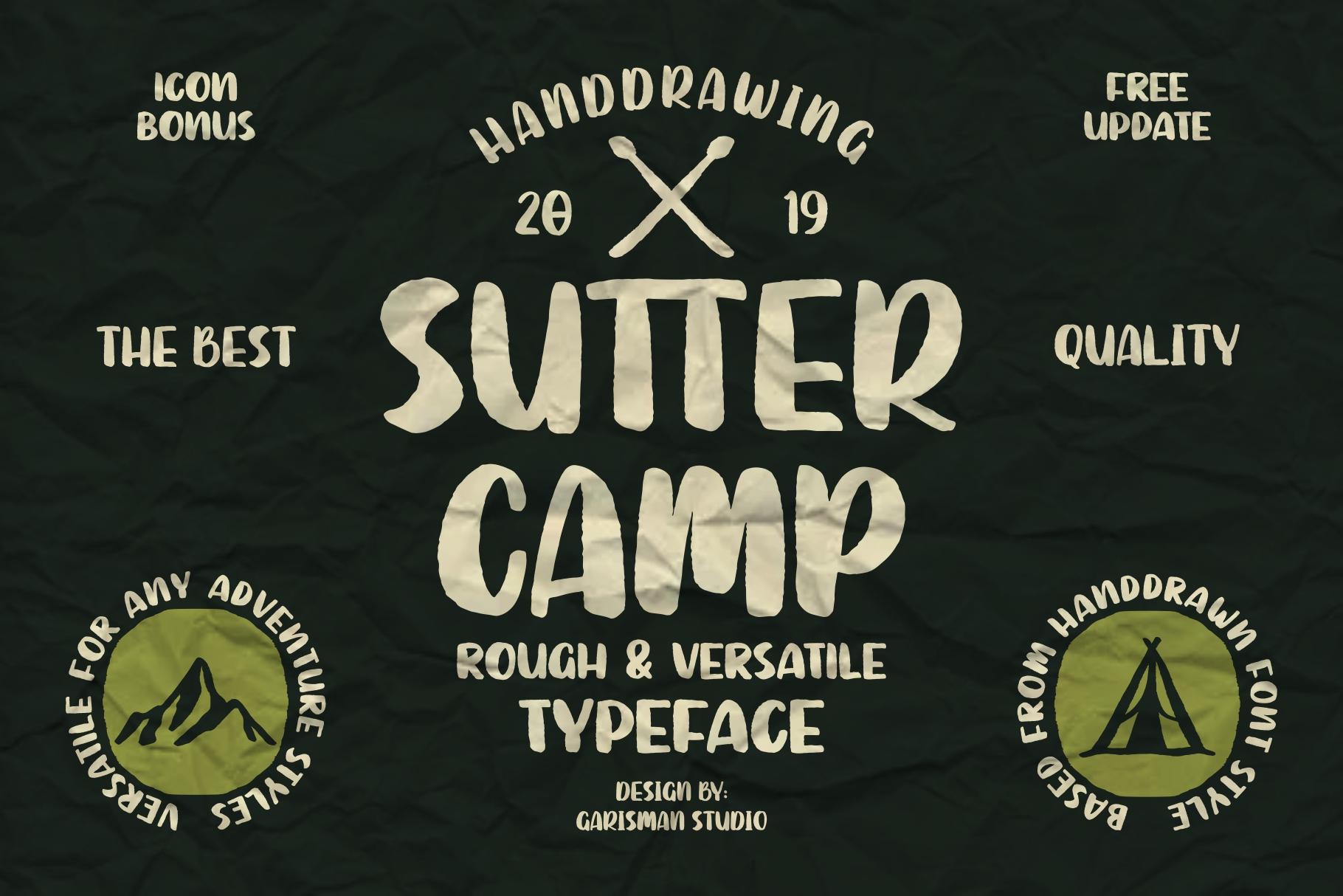 Sutter Camp Font