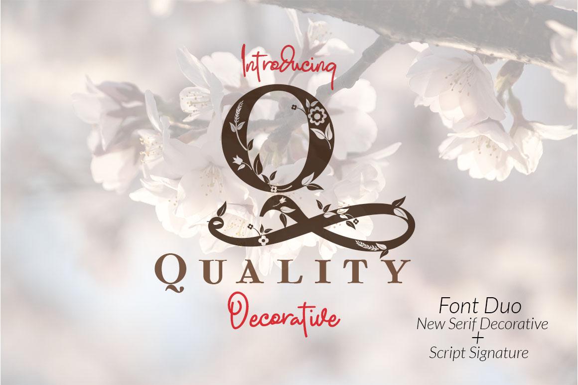 Quality Font