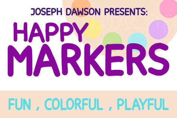 Happy Markers Font