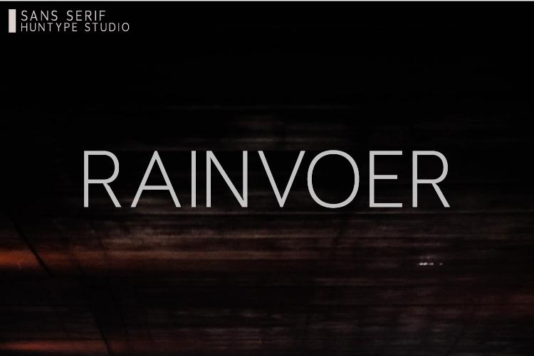 Rainvoer Font