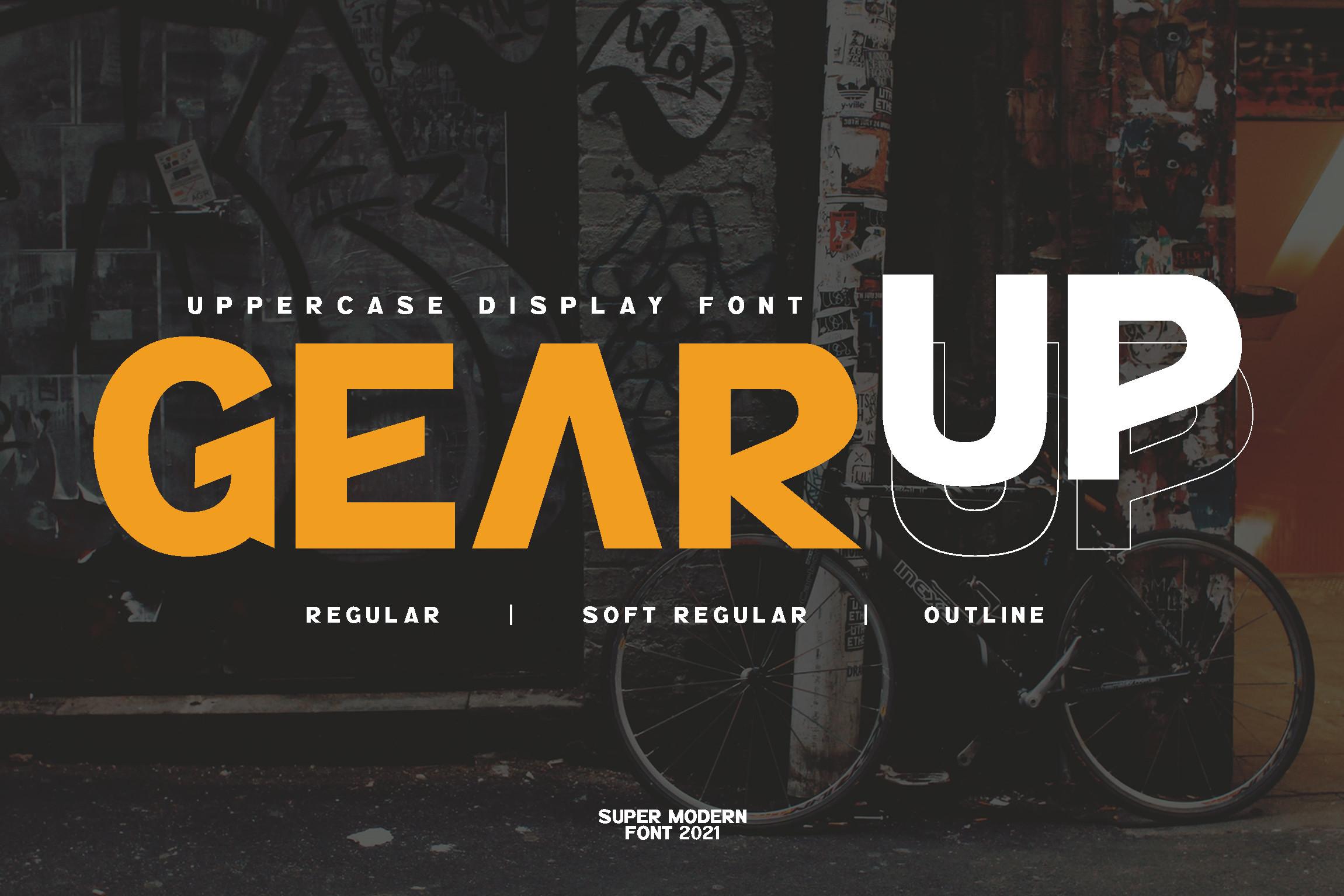 Gear Up Sporty Font