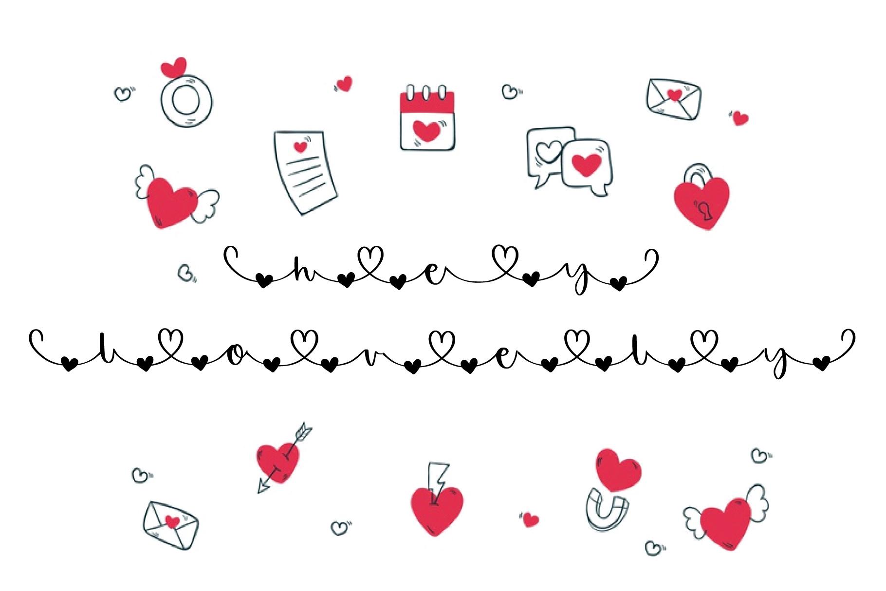 Hey Lovely Font