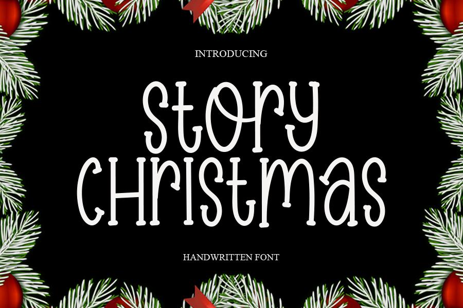 Story Christmas Font