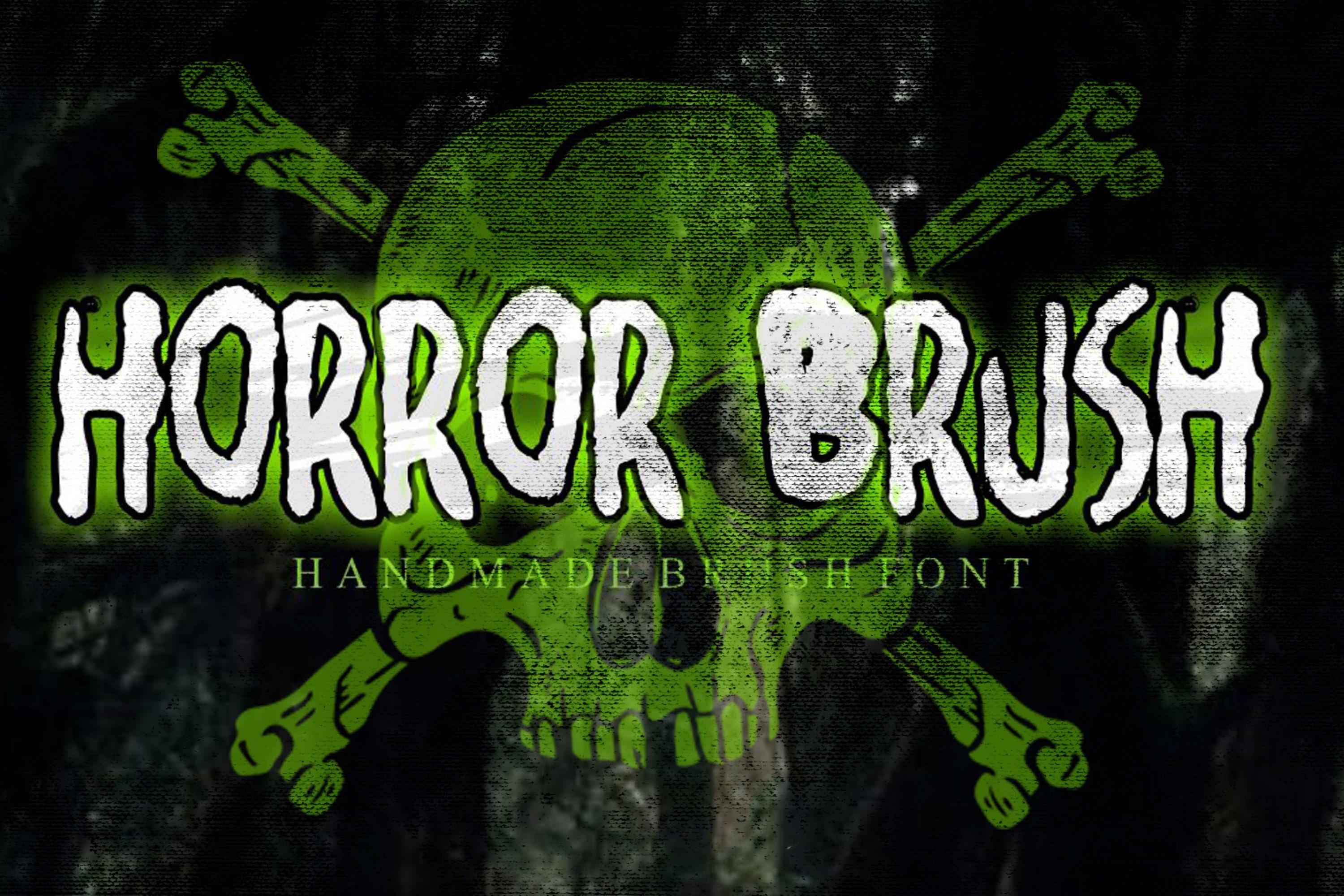 Horror Brush Font