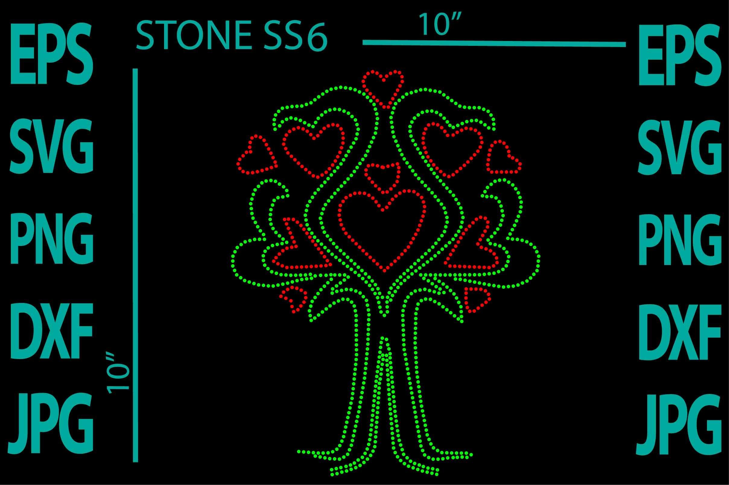 Love Tree Rhinestone.