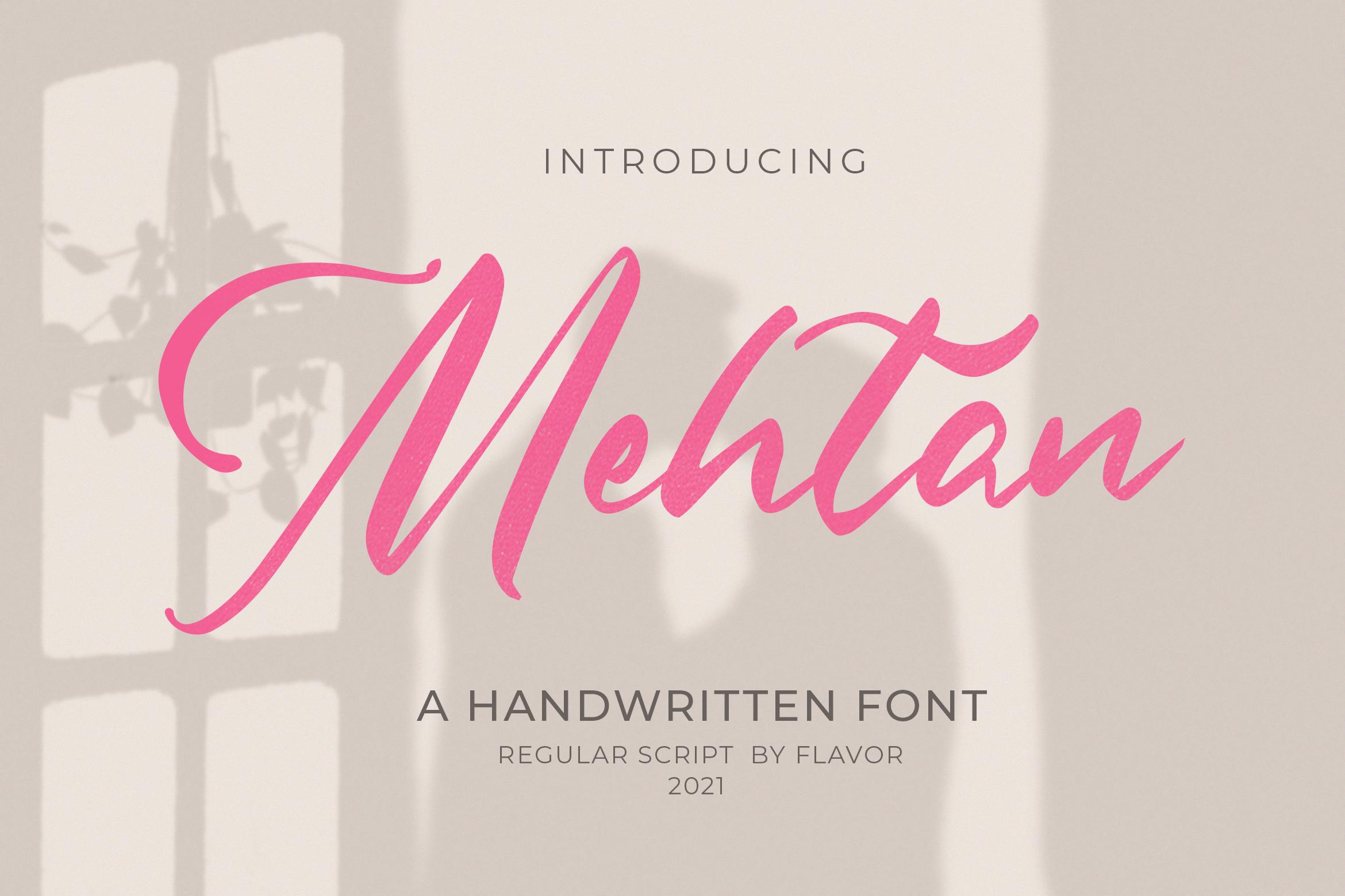 Mehtan Font