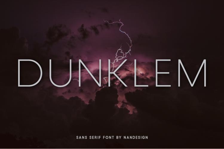 Dunklem Font