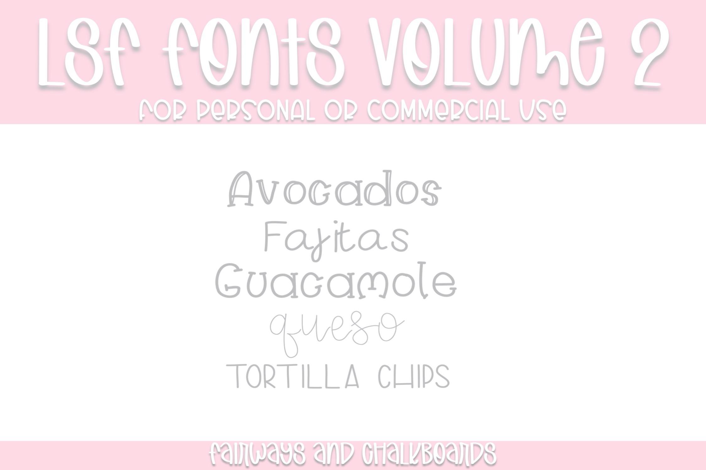 LSF Volume 2 Font