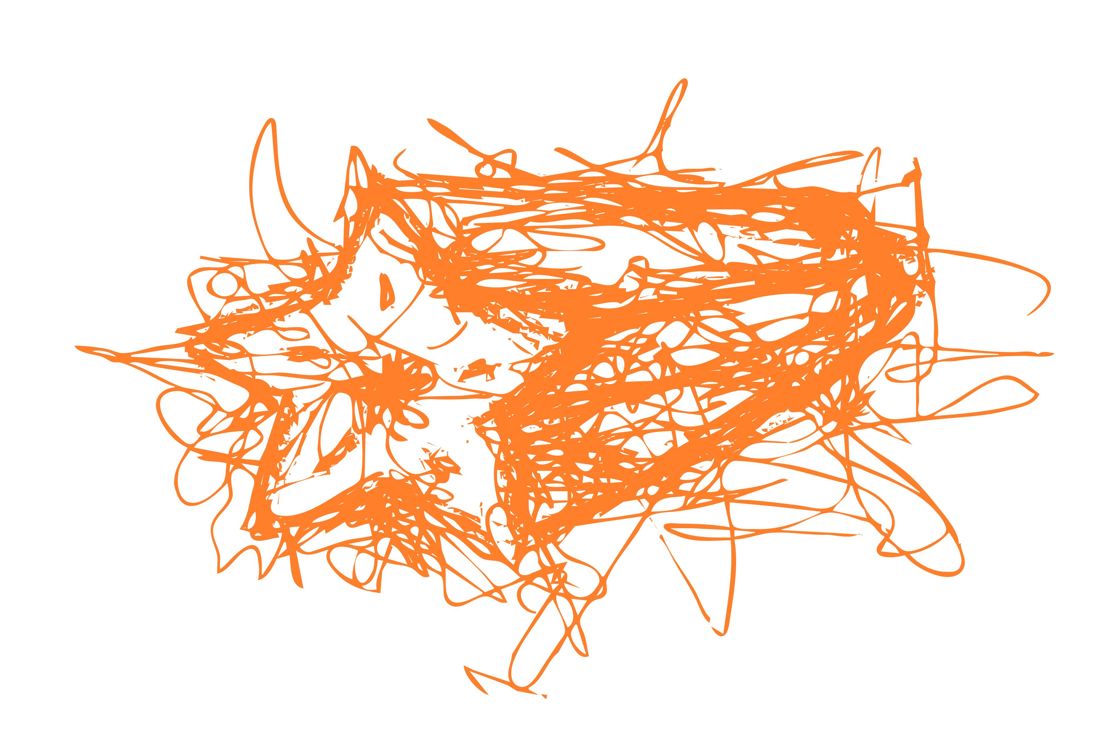 Starfruit Scribble Art