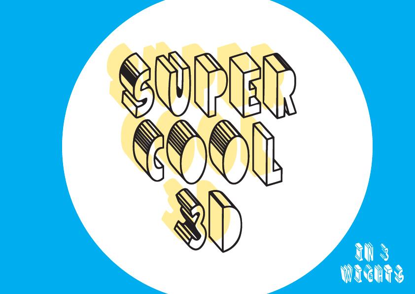 Super Cool 3D Font
