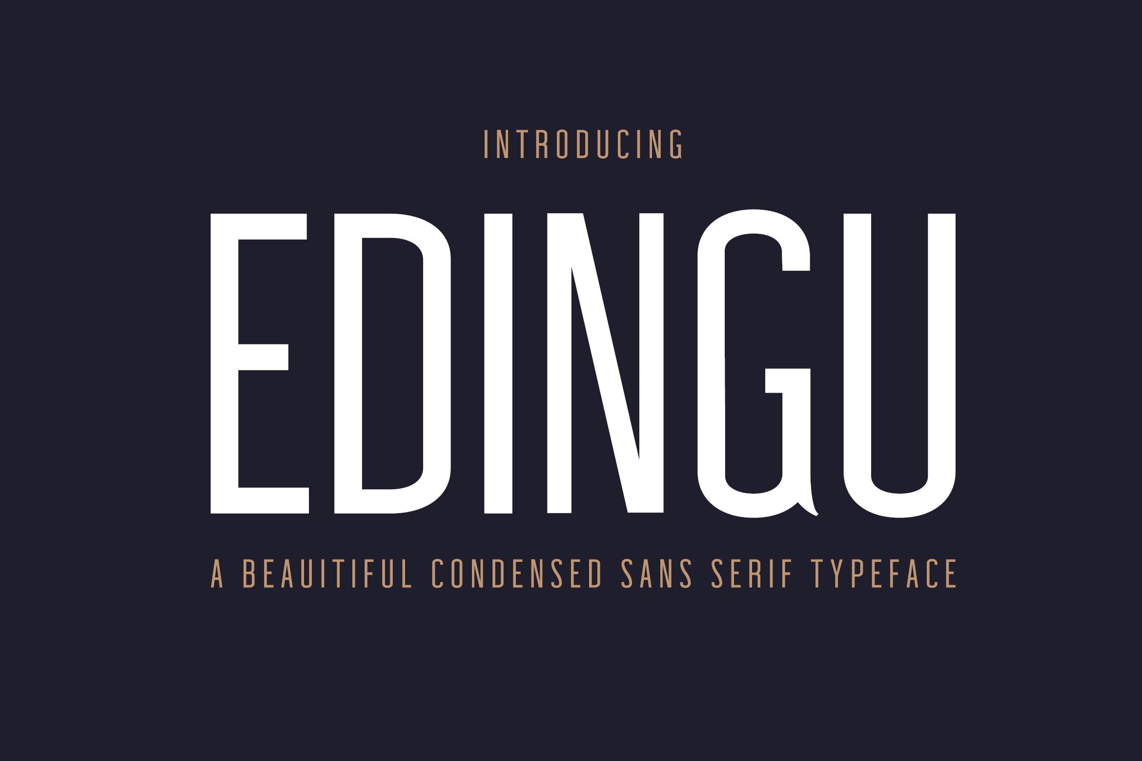 Edingu Family Font