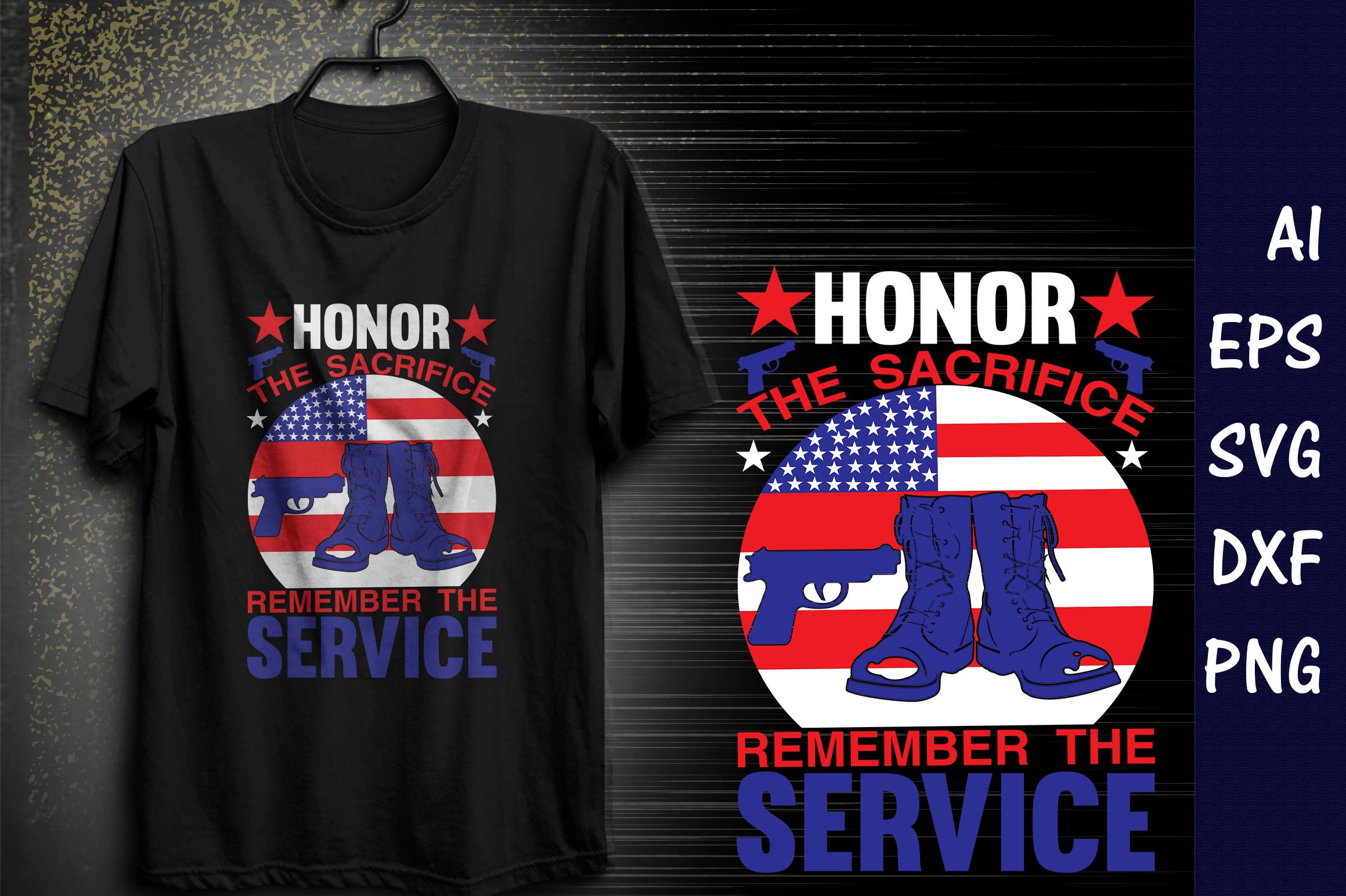 Printable Veteran T-shirt Design