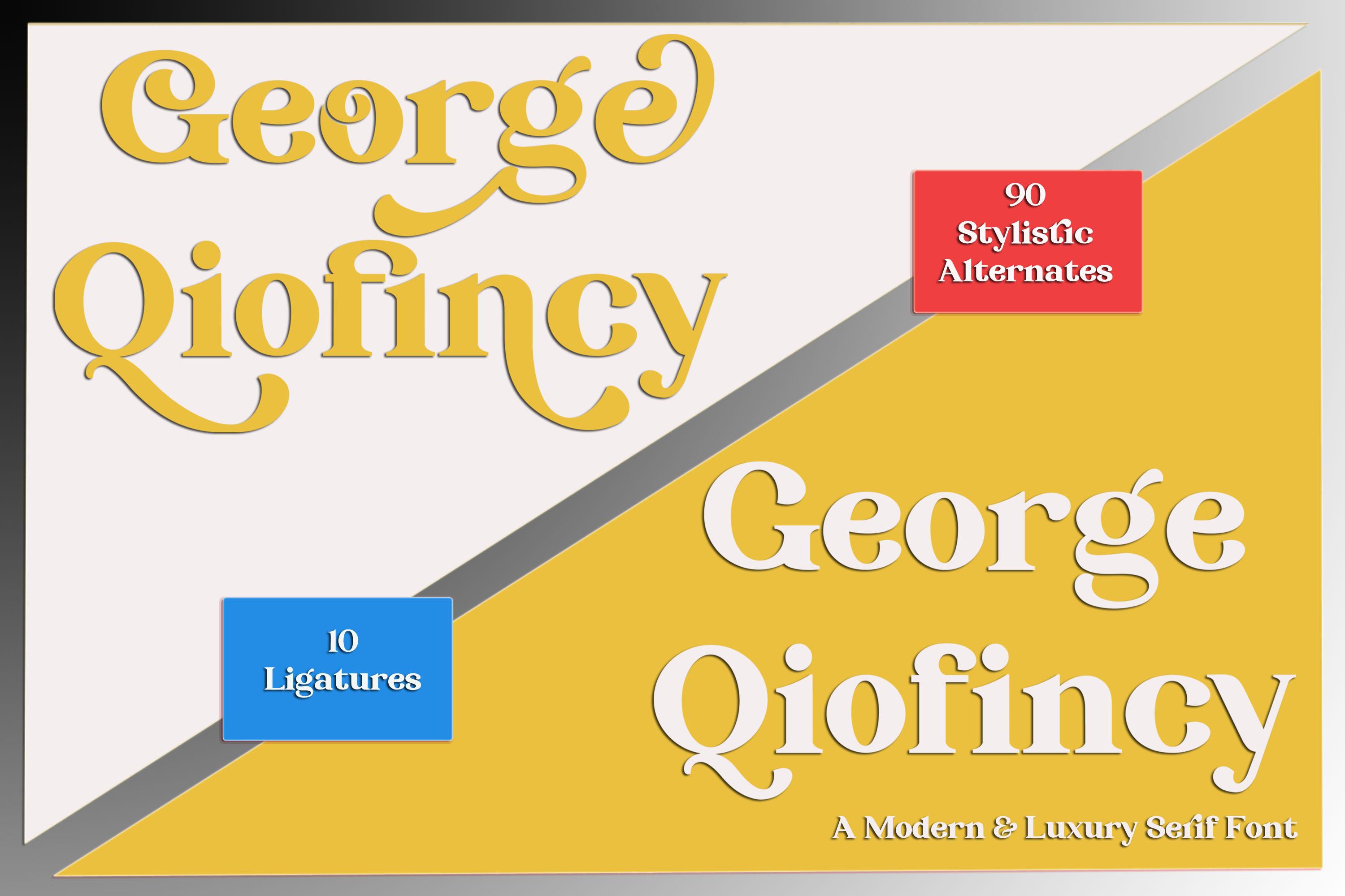 George Qiofincy Font