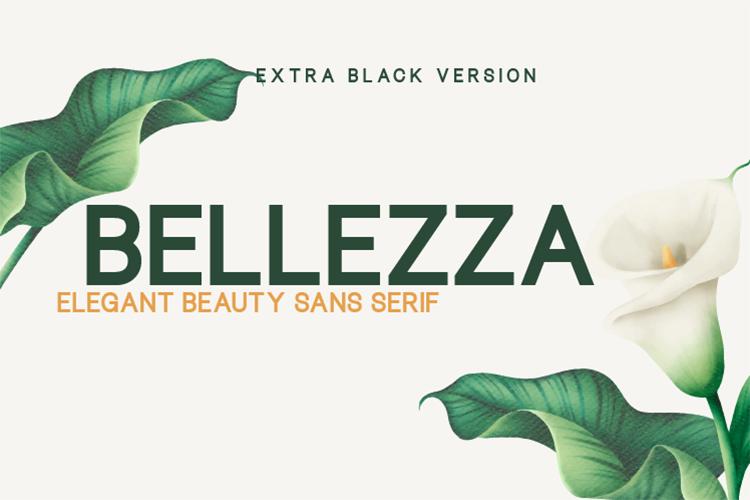 Bellezza Extra Black Font