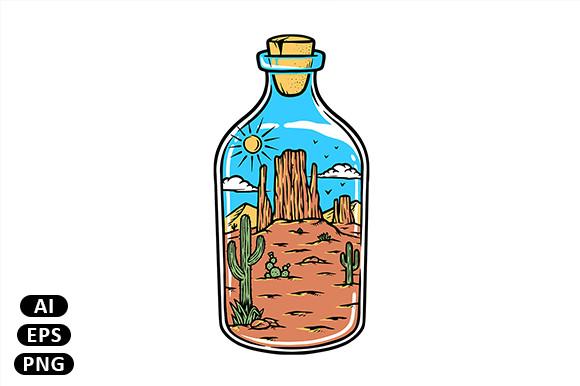 Desert Landscape in a Bottle