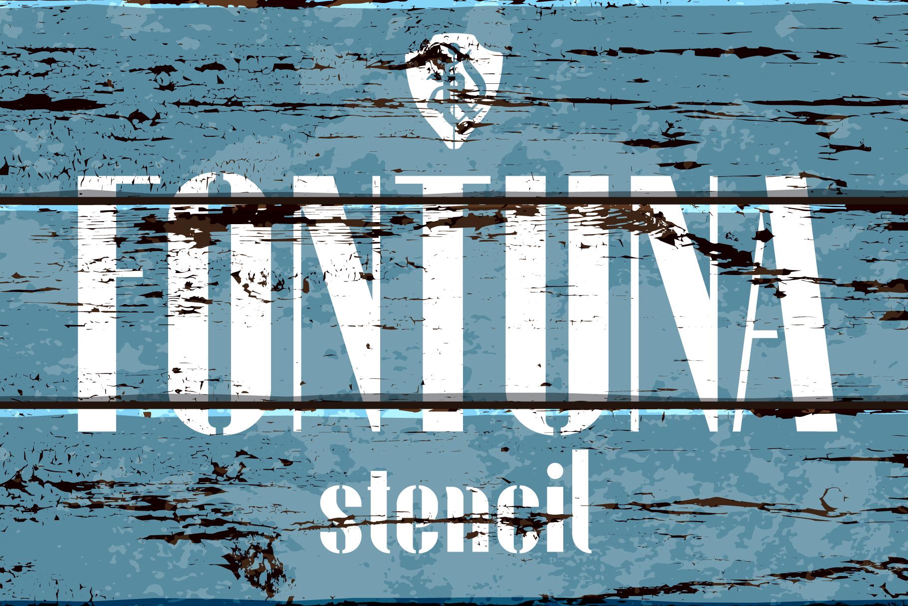 Fontuna Stencil Font