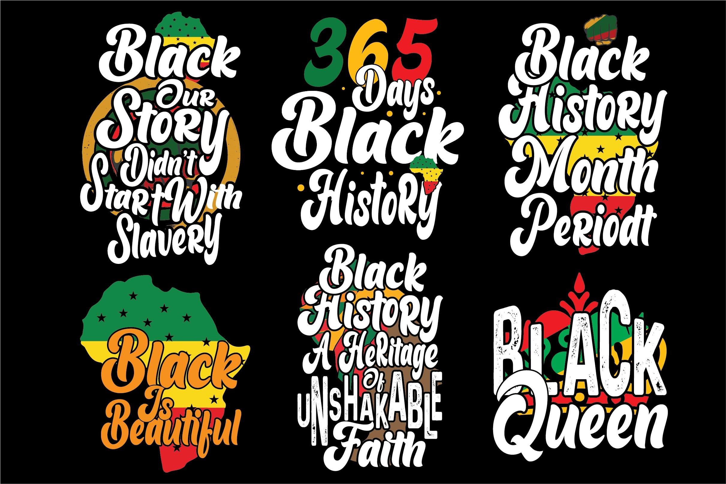 Black History Month - SVG T-Shirt Bundle