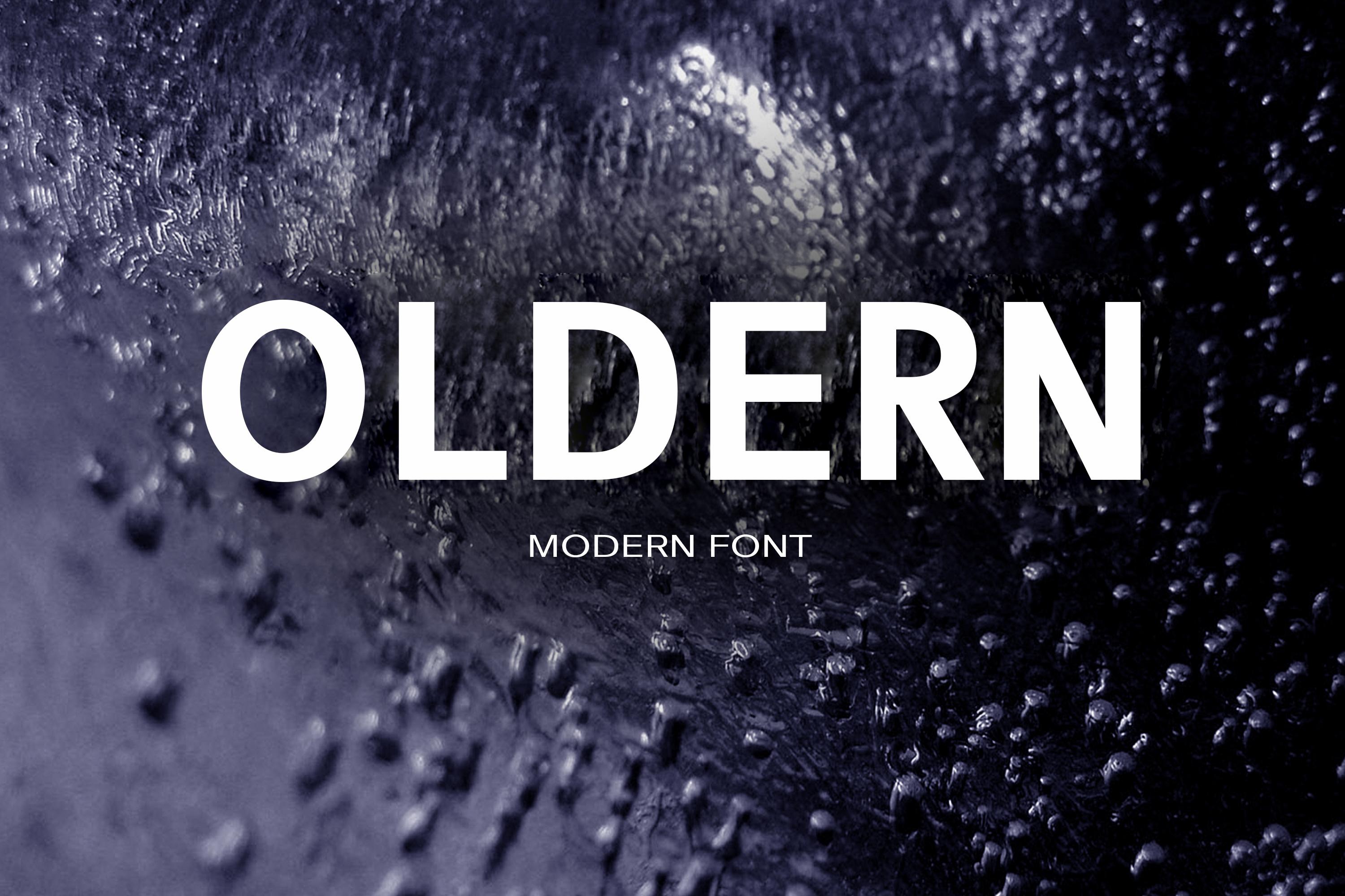 Oldern Font