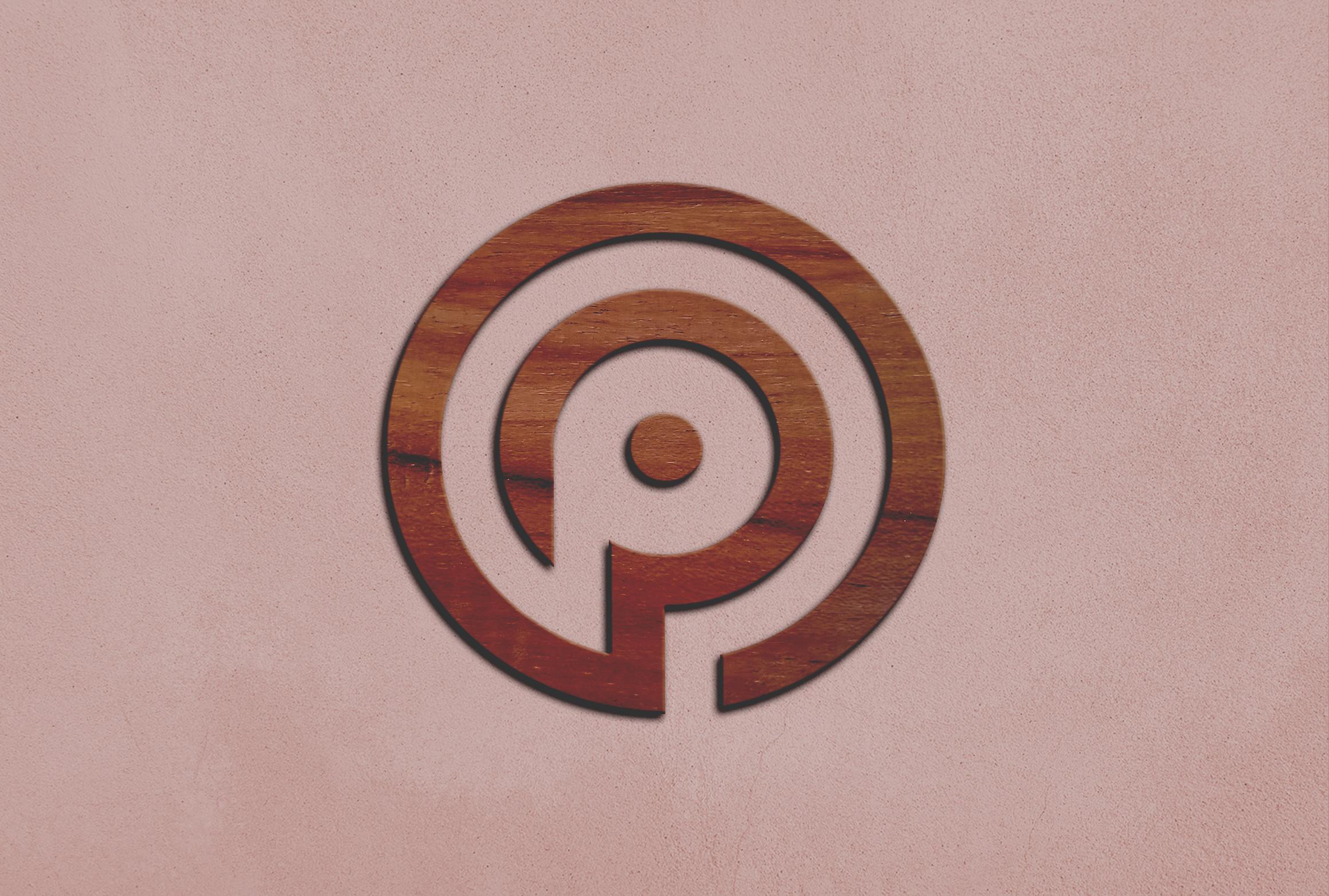 Realistic Logo Mockup PSD