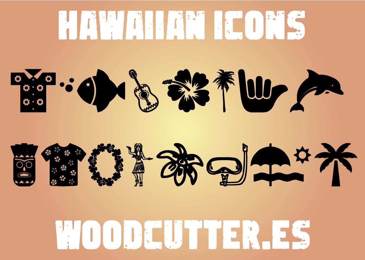 Hawaiian Icons Font