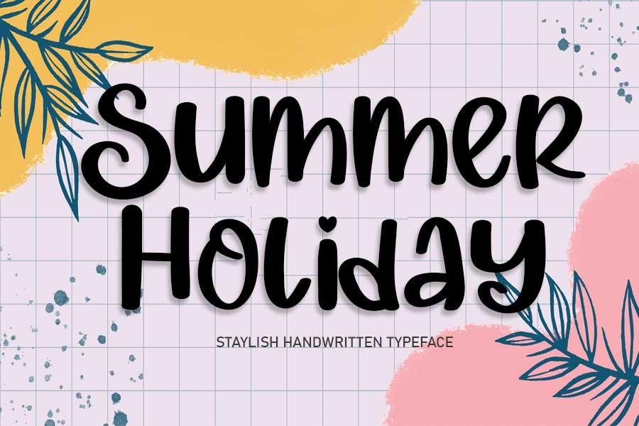 Summer Holiday Font