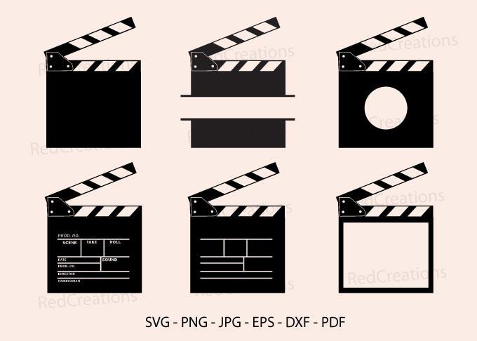 Movie Clapperboard Svg, Film Clapper