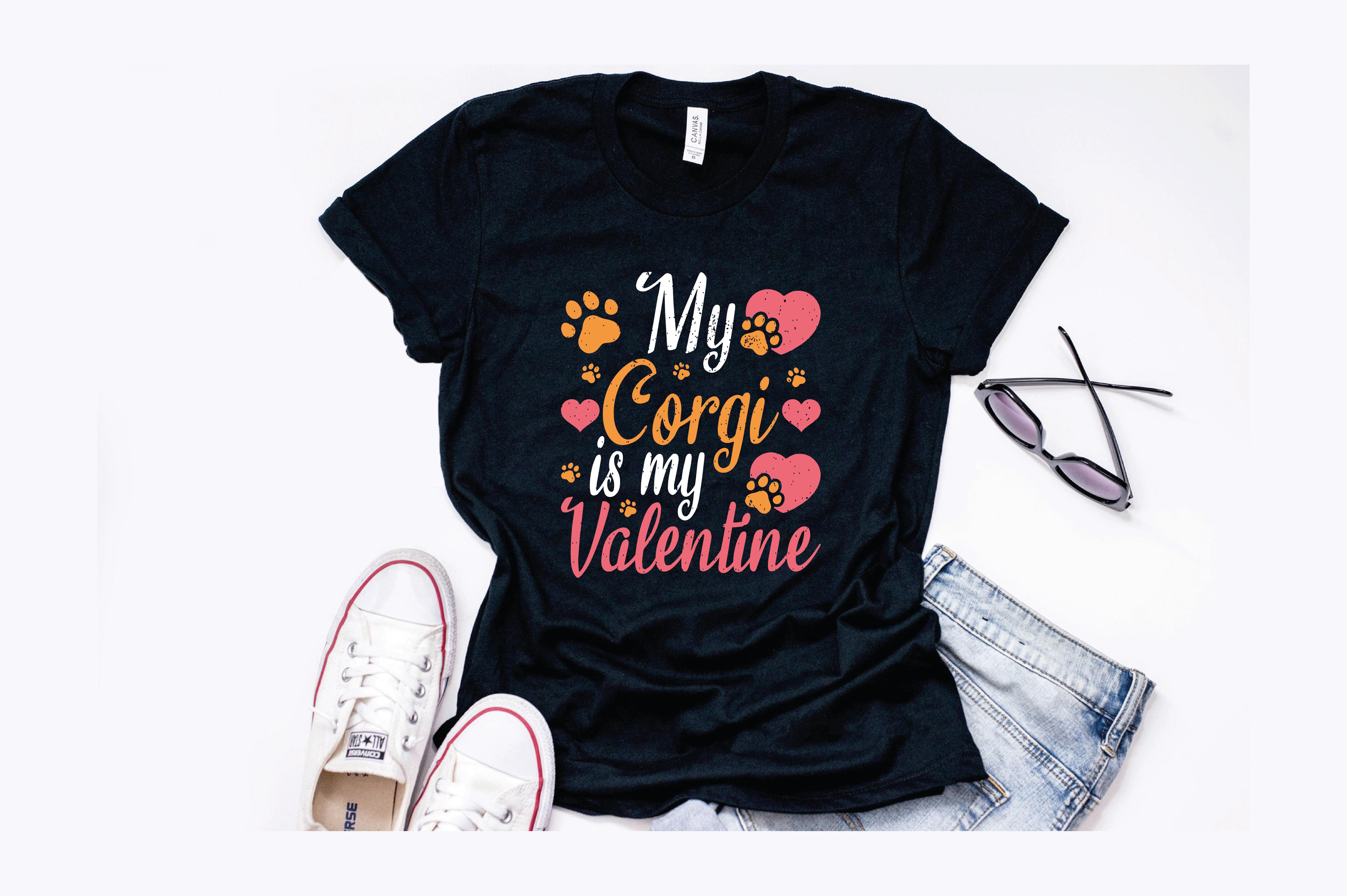 My Corgi is My Valentine T-Shirt