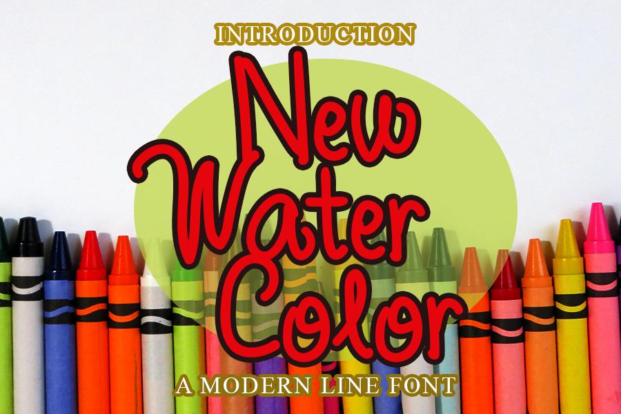 New Watercolor Font