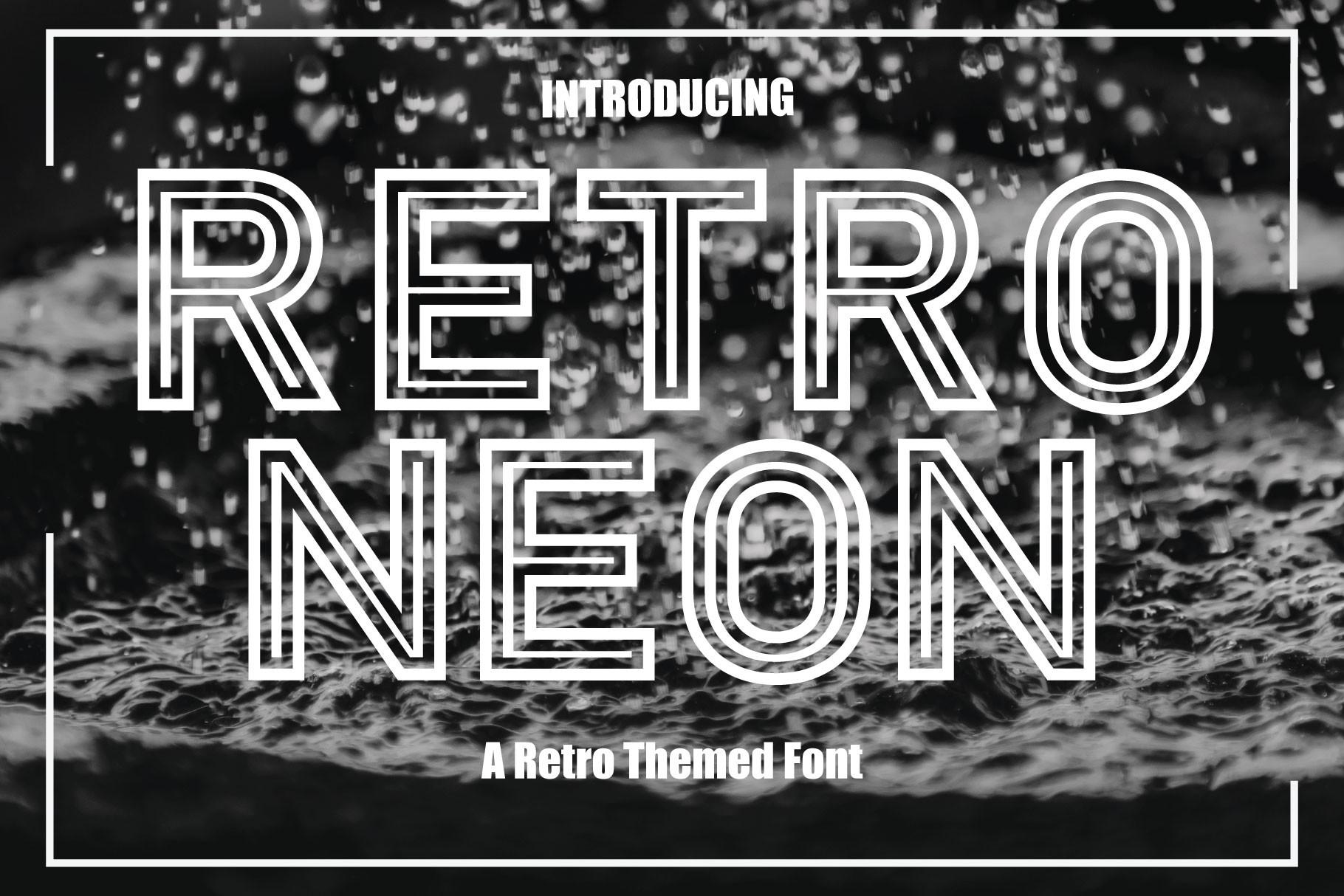Retro Neon Font