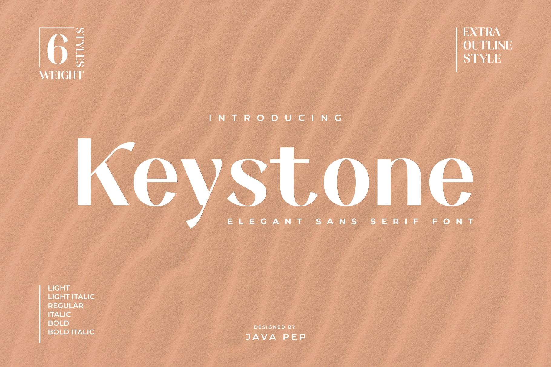 Keystone Font
