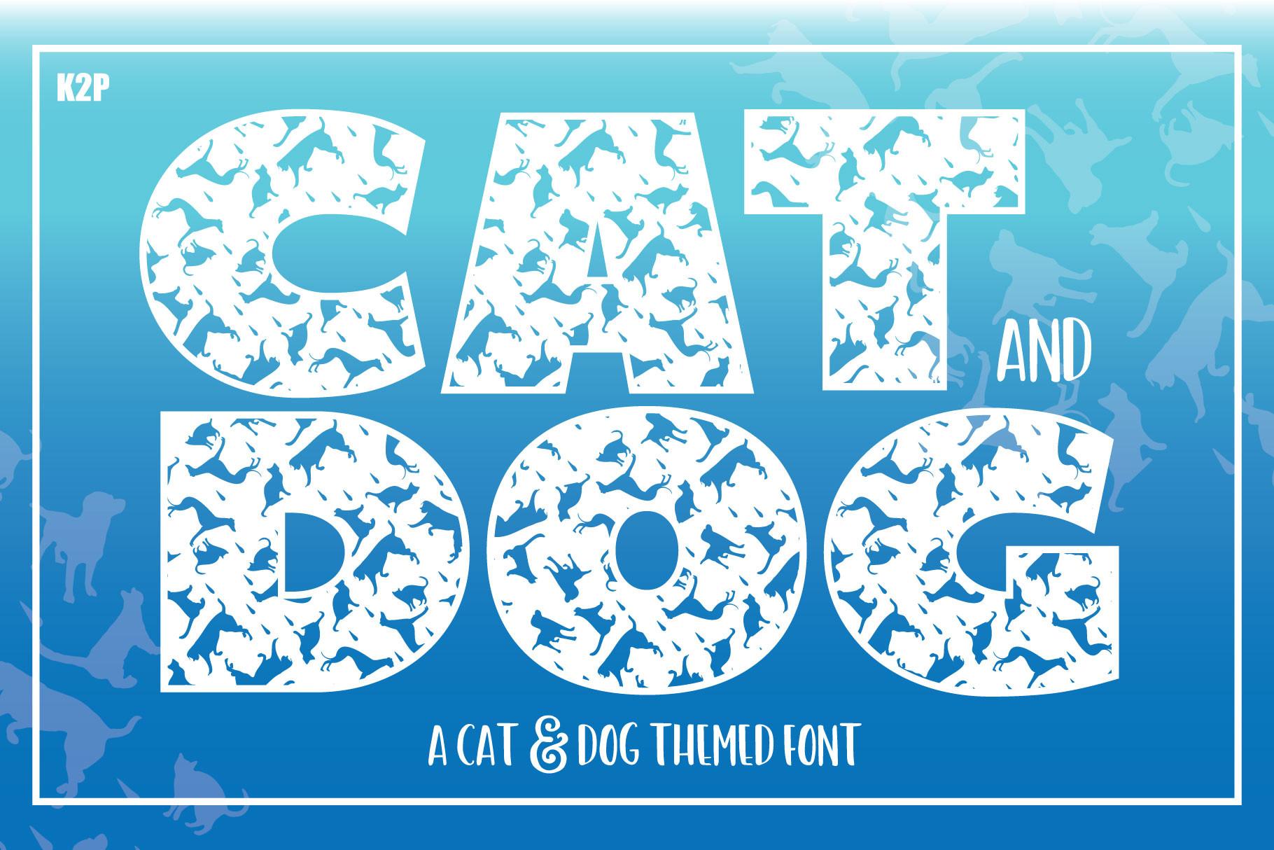 Cat and Dog Font
