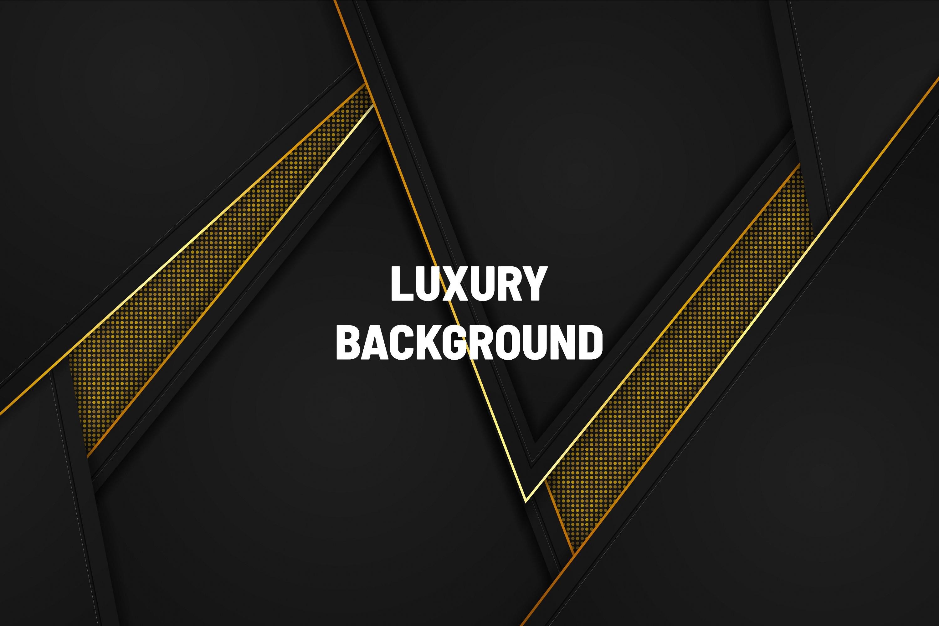 Modern Luxury Background Black and Gold