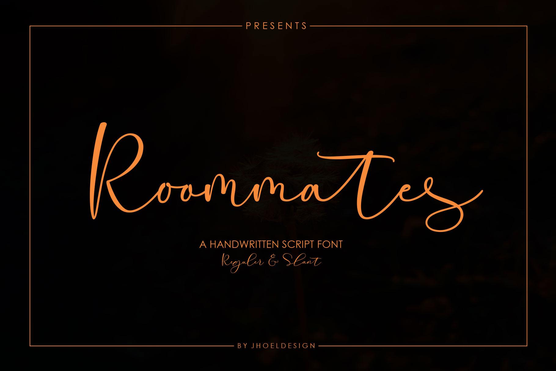 Roommates Script Font