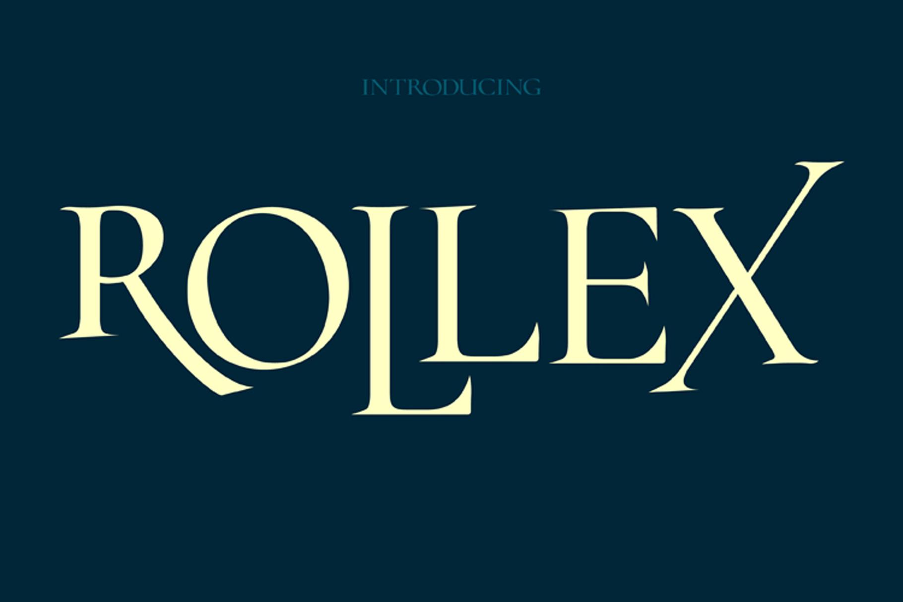 Rollex Font
