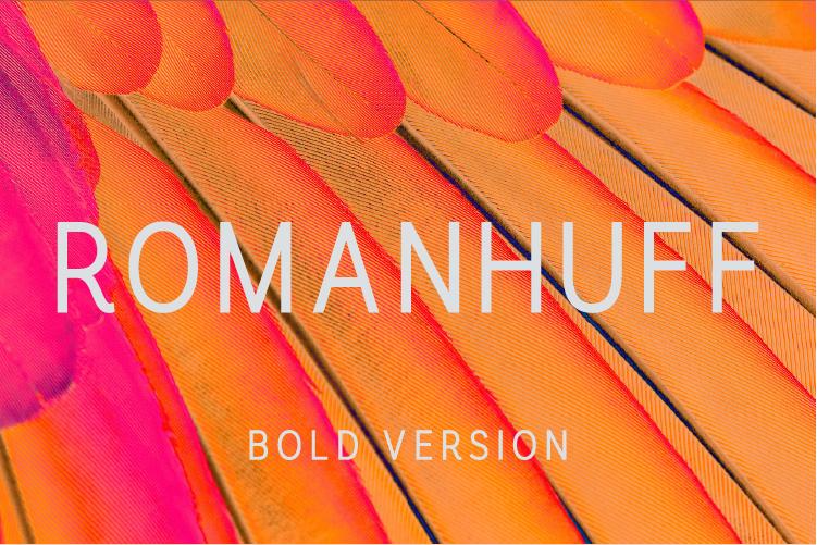 Romanhuff Bold Font