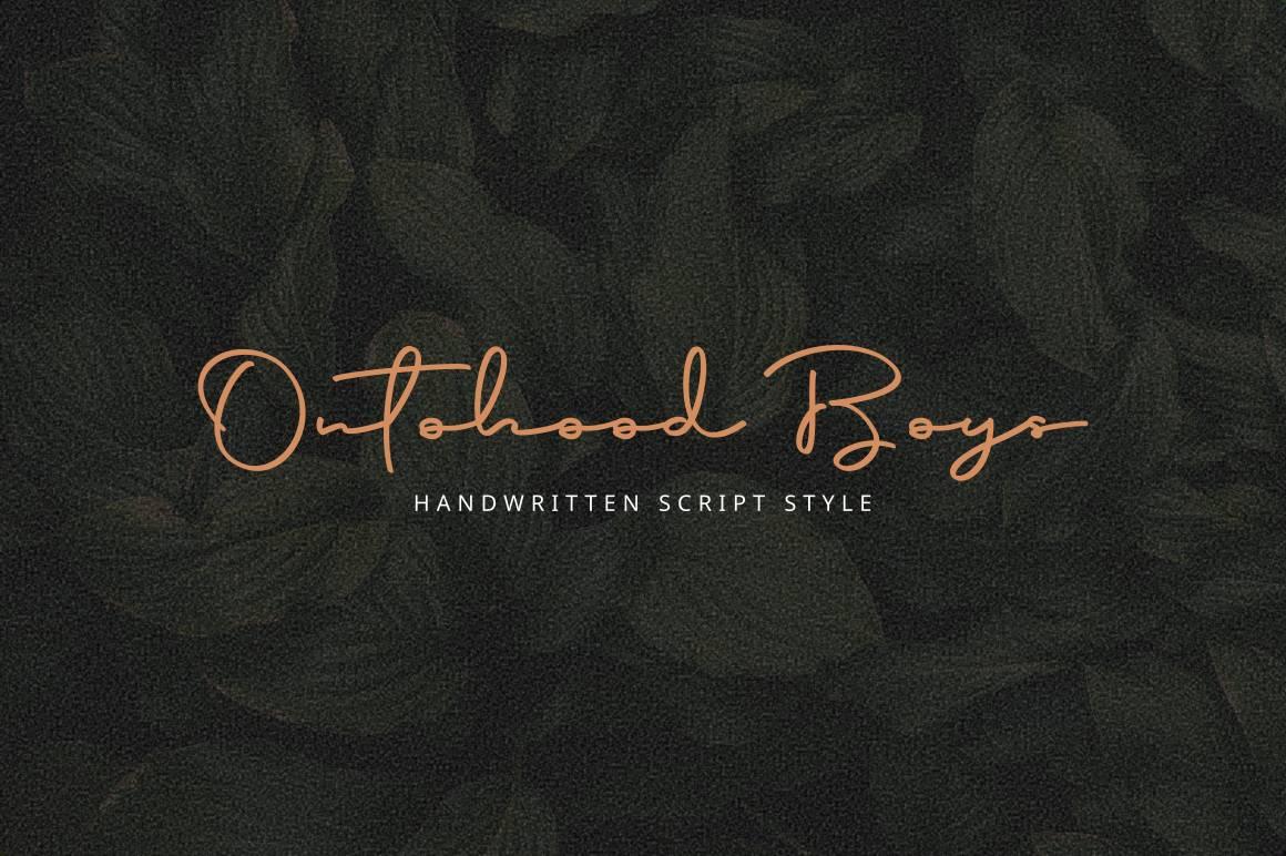 Ontohood Boys Font