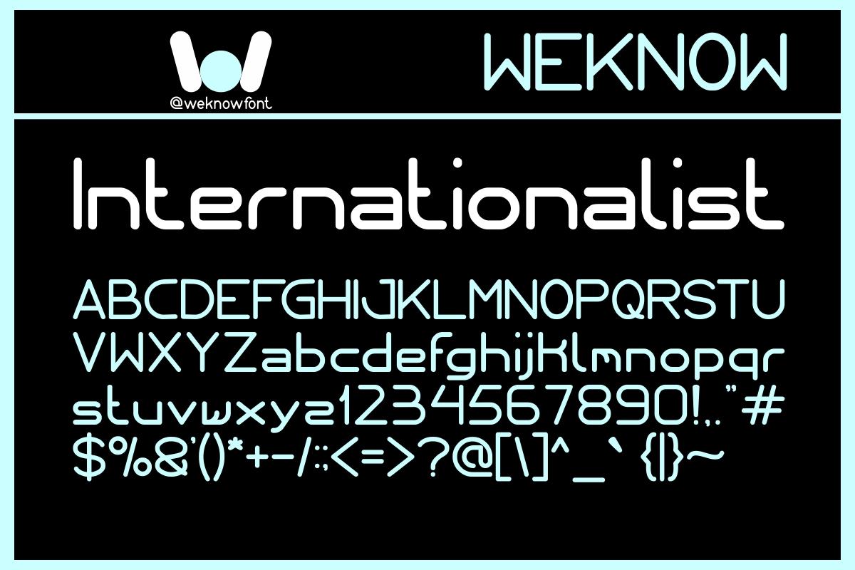 Internationalist Font